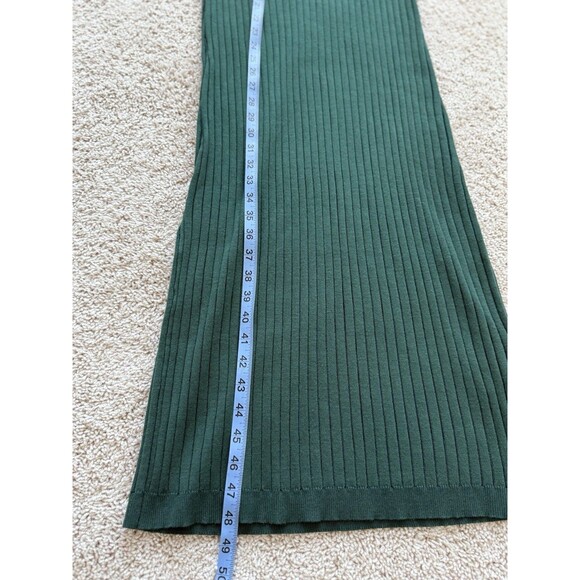Nanette Lepore Hunter Green Midi Sweater Dress Large Holiday Festive Christmas - Picture 8 of 9
